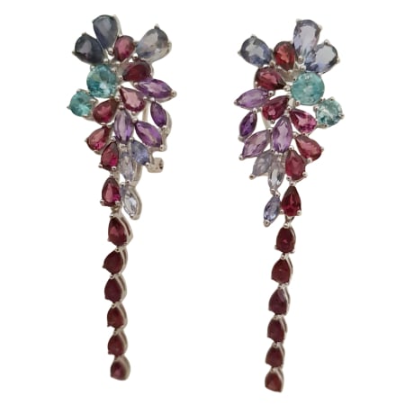 Cercei cu Pietre Semipretioase si Pietre Pretioase din Argint - Cercei argint semipretioase