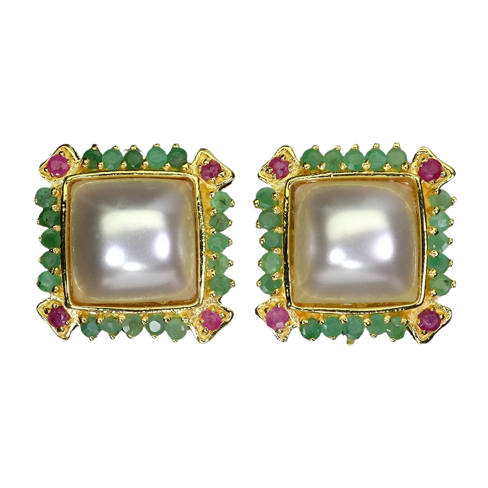 Sidef - Cercei argint smarald