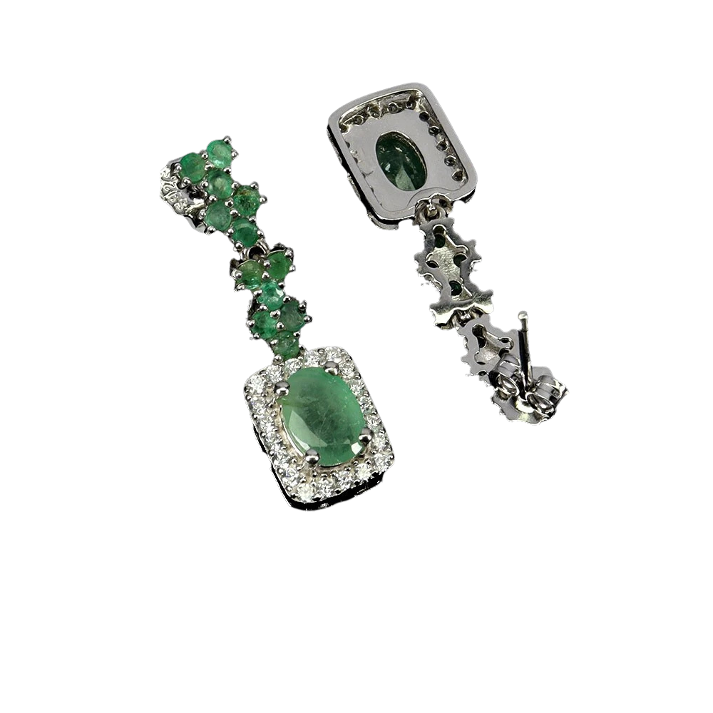 Cercei argint smarald [1]