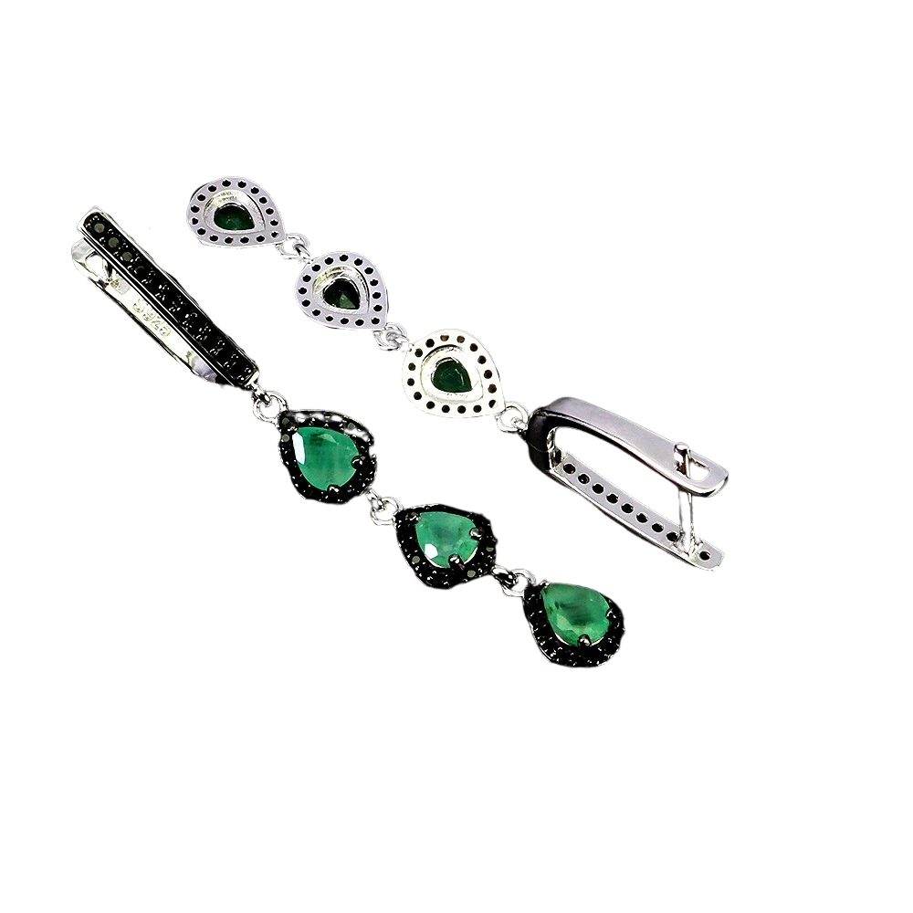 Cercei argint smarald [1]