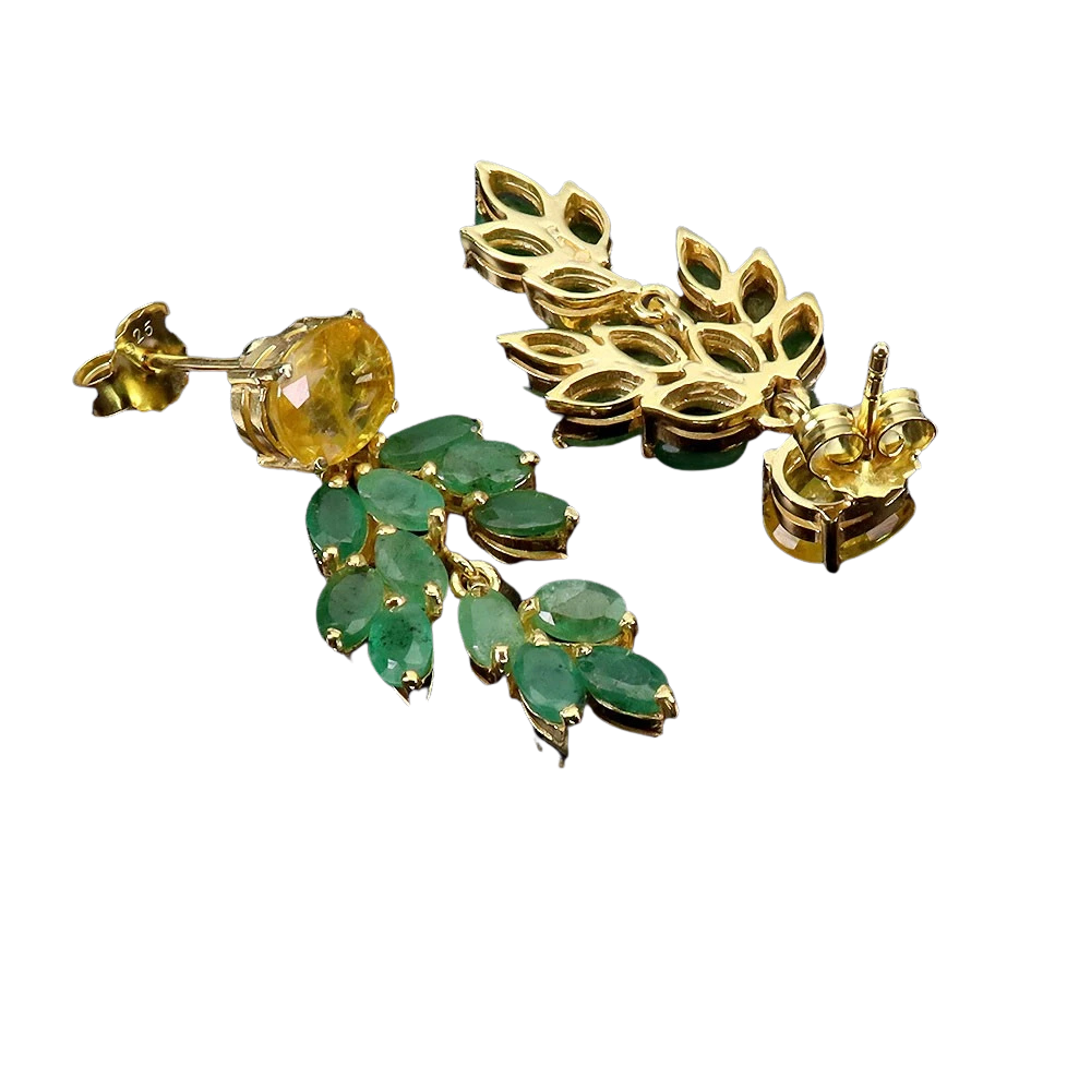 Cercei argint smarald [1]