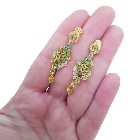 Cercei argint smarald [2]