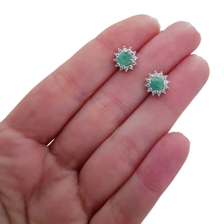 Cercei argint smarld [3]