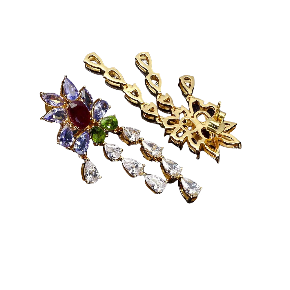 Cercei argint tanzanit [1]