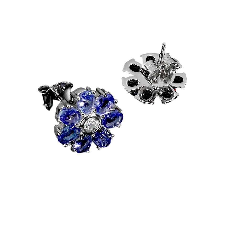 Cercei argint tanzanit [1]