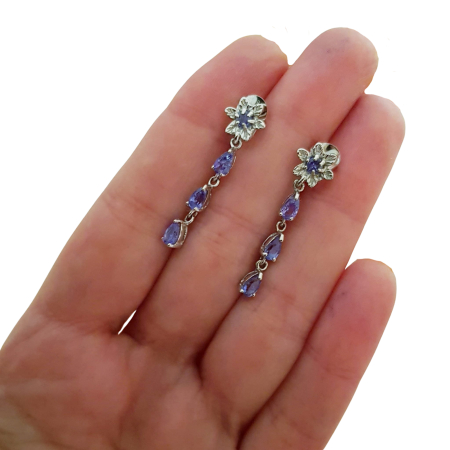 Cercei argint tanzanit [1]