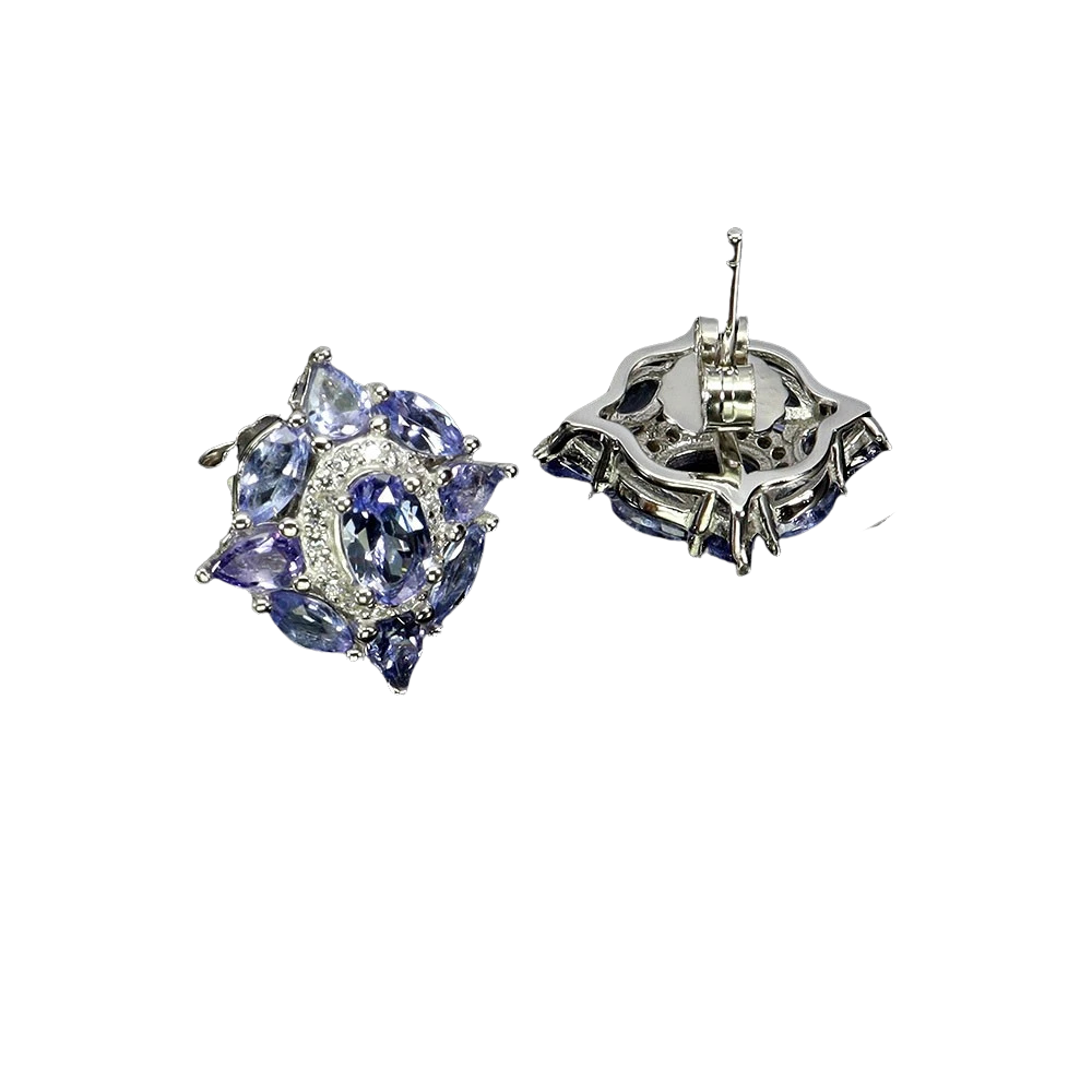 Cercei argint tanzanit [1]