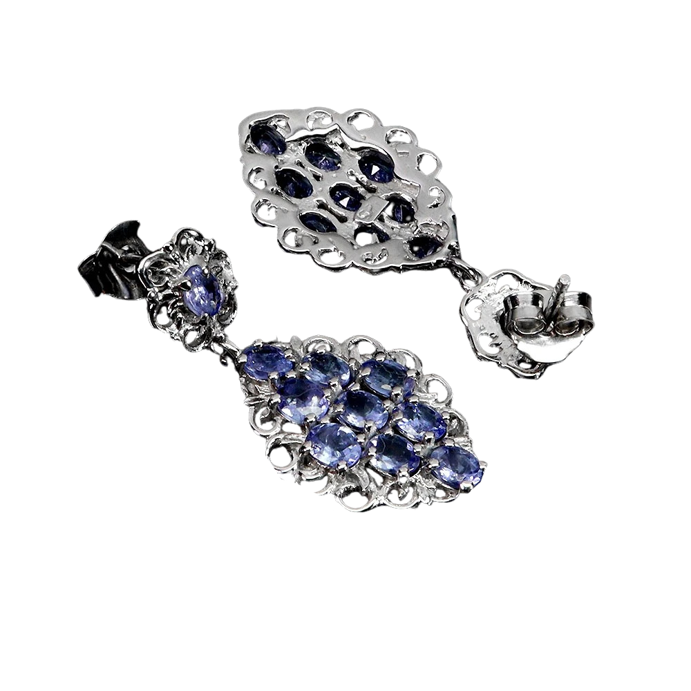 Cercei argint tanzanit [1]