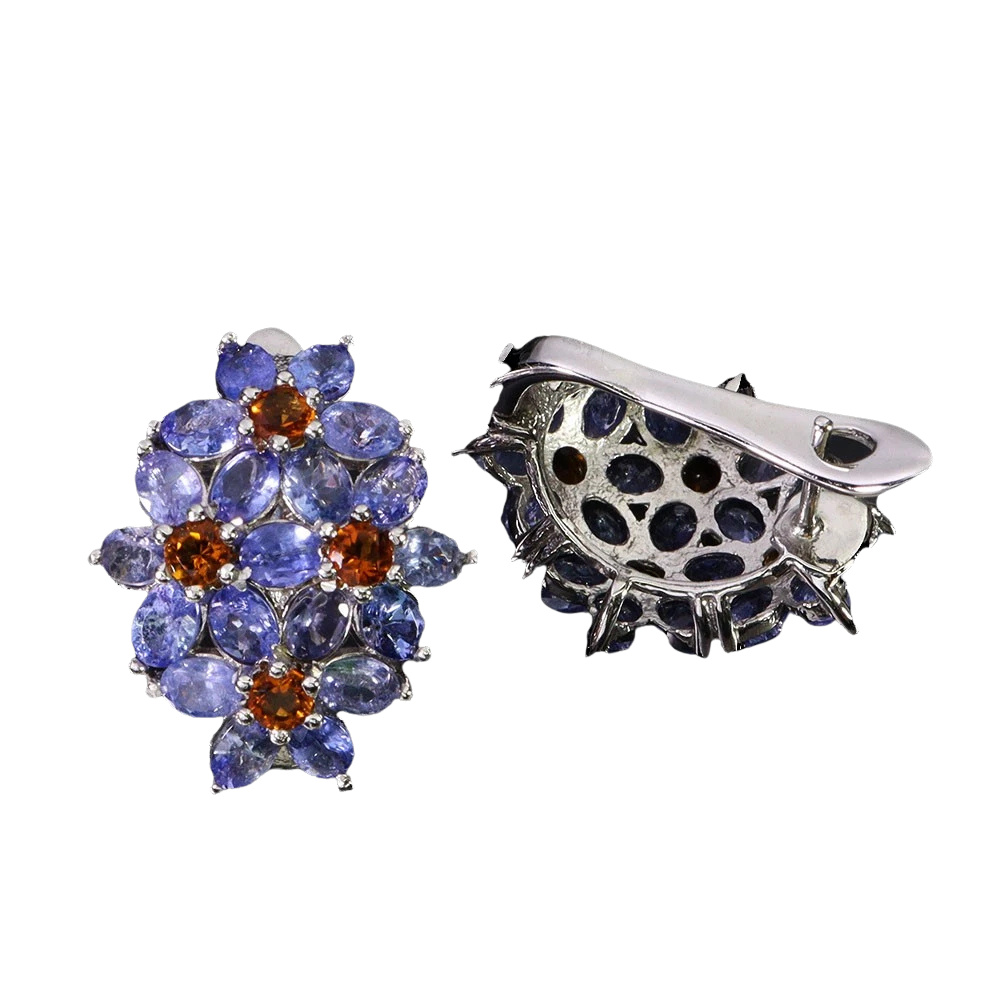 Cercei argint tanzanit [1]