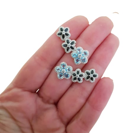 Cercei argint topaz [3]