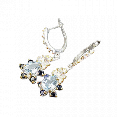 Cercei argint topaz [1]