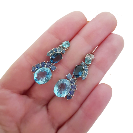 Cercei argint topaz [3]