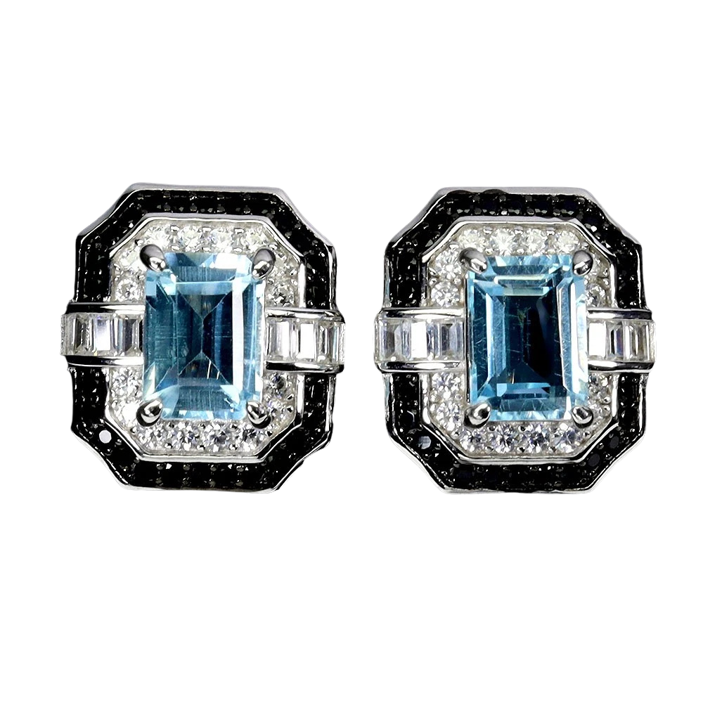 Topaz - Cercei argint topaz