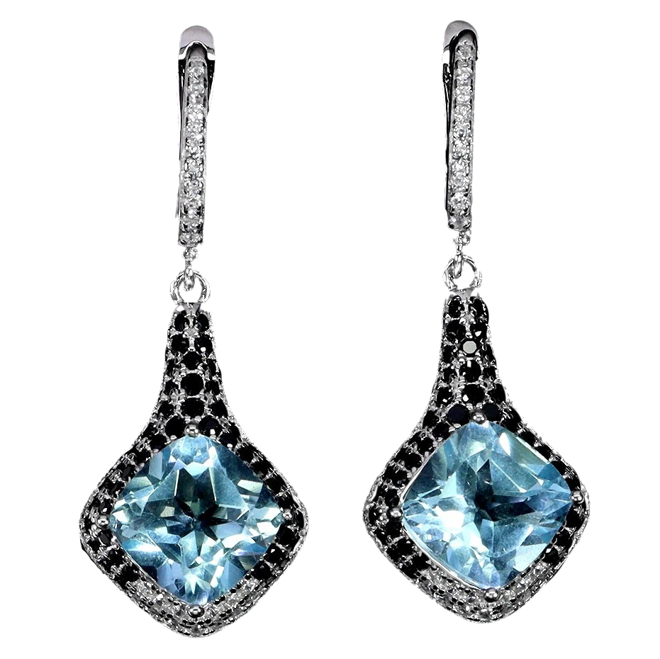 Topaz - Cercei argint topaz