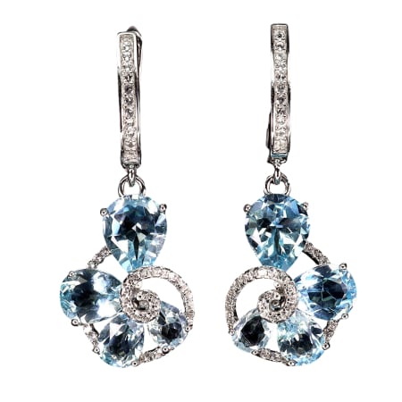 Bijuterii - Cercei argint topaz