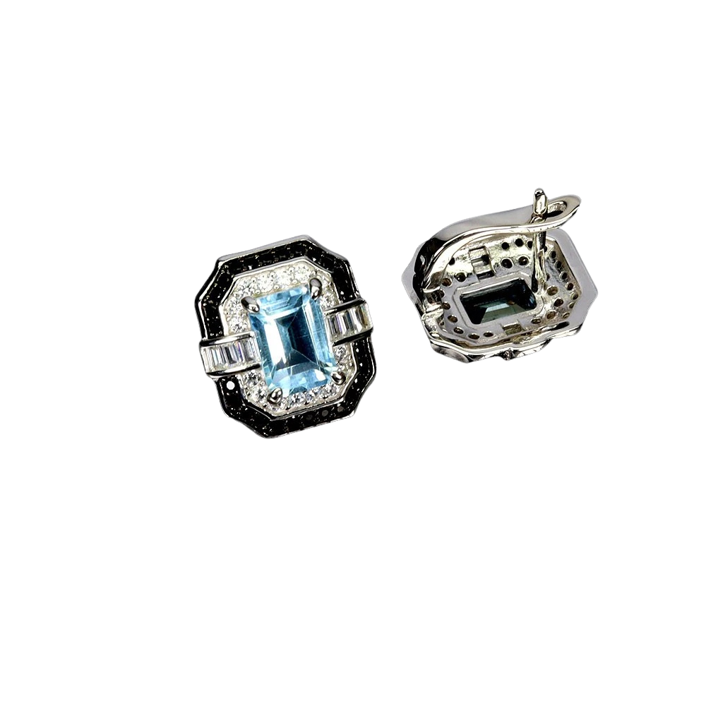 Cercei argint topaz [1]