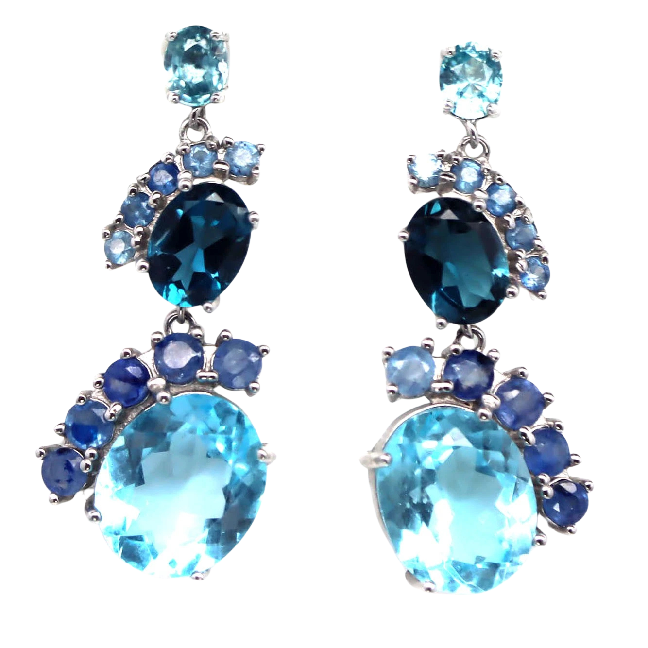 Topaz - Cercei argint topaz