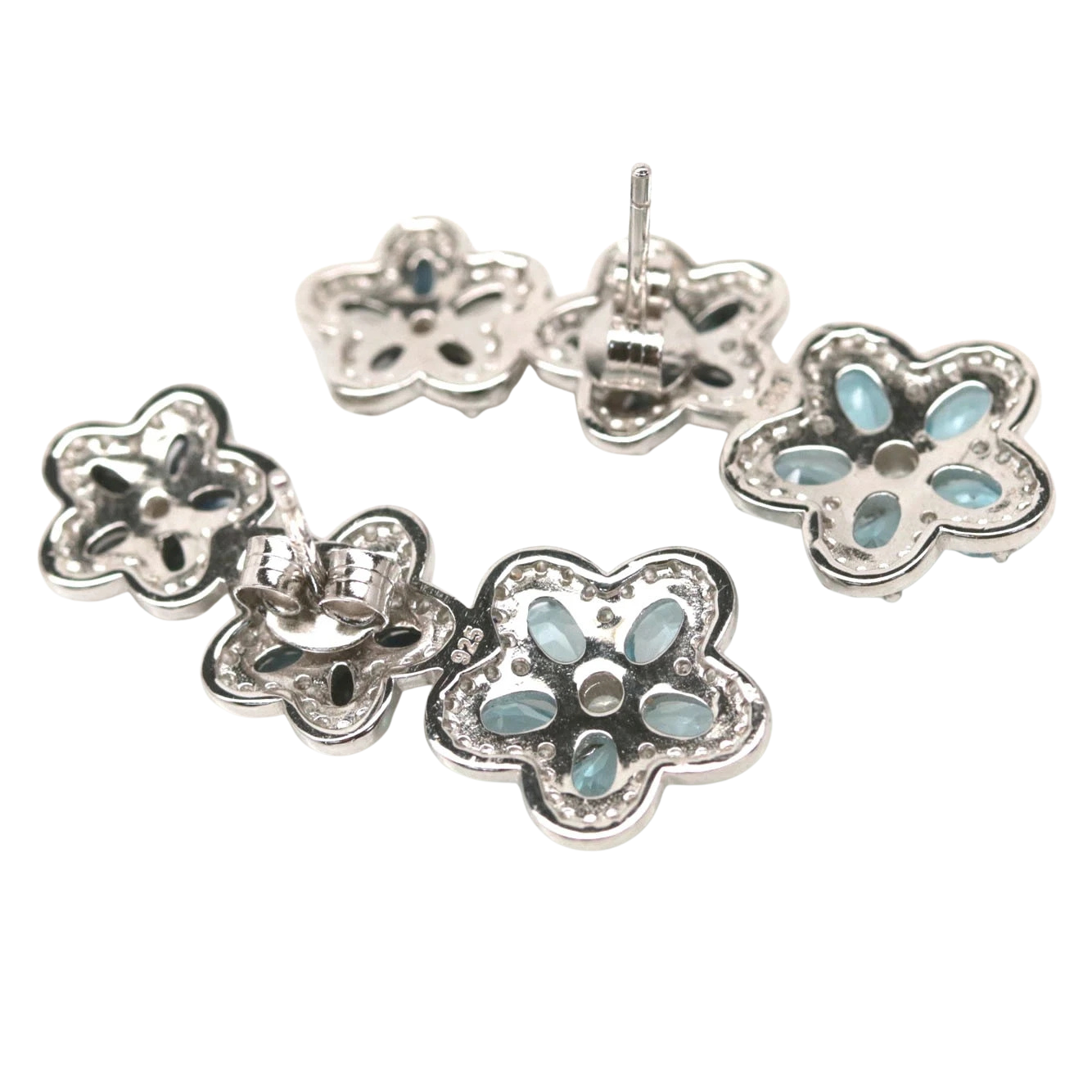 Cercei argint topaz [2]