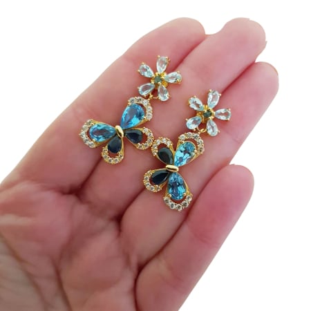 Cercei argint topaz [3]