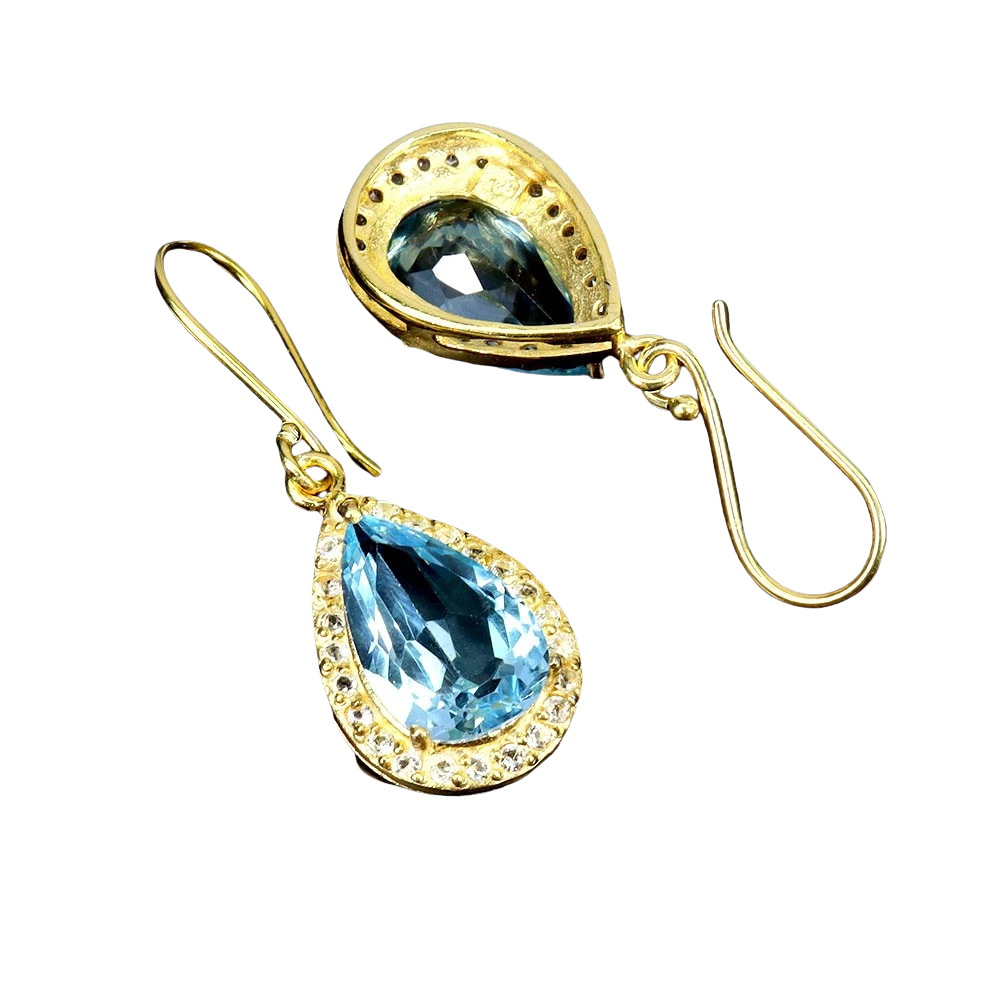 Cercei argint topaz [1]