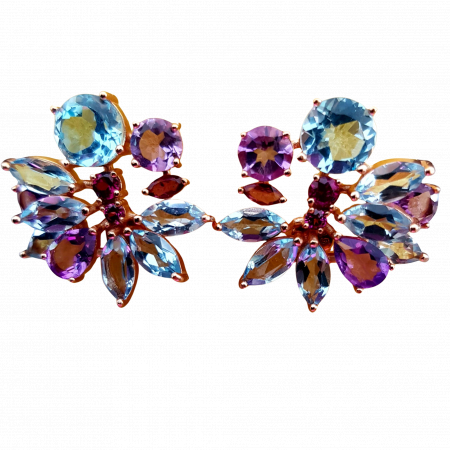 Topaz - Cercei argint topaz