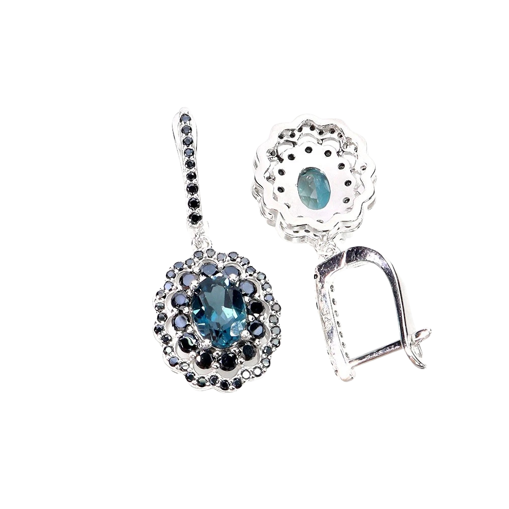 Cercei argint topaz london [1]