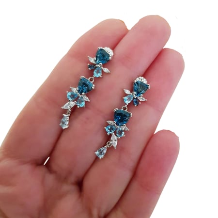 Cercei argint topaz london [2]