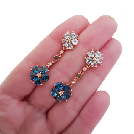 Cercei argint topaz london [2]