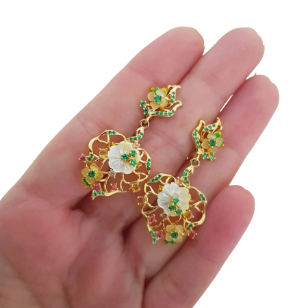 Cercei argint tsavorit [2]