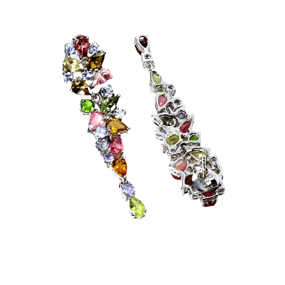 Cercei argint turmalina [1]