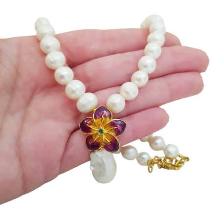 Colier argint perle [4]