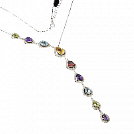 Colier argint semipretioase [1]