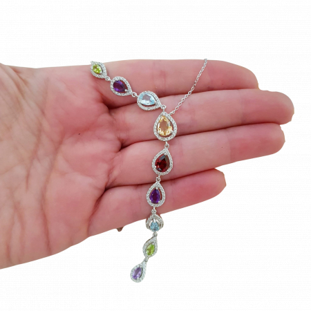 Colier argint semipretioase [3]
