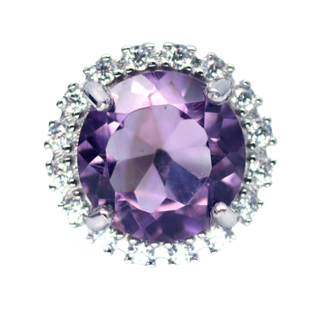 Inele cu Pietre Semipretioase si Pietre Pretioase din Argint - Inel argint ametist