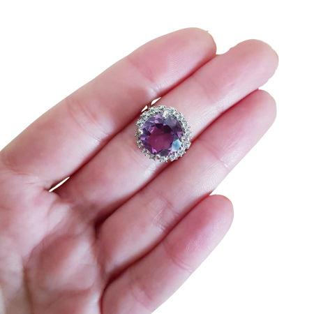 Inel argint ametist [4]