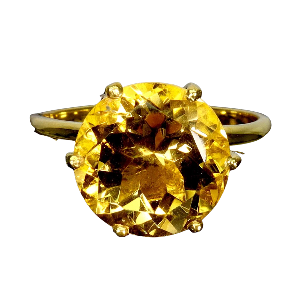 Citrin - Inel argint citrin