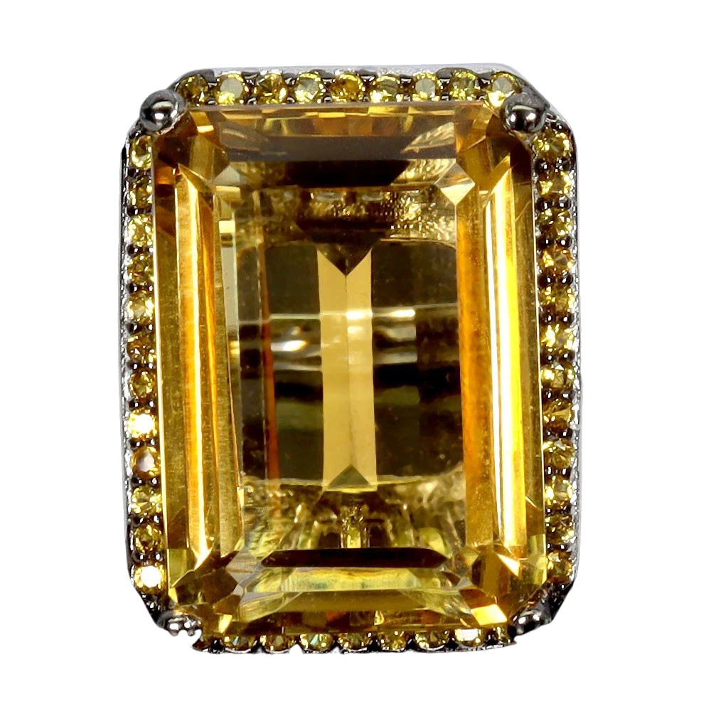 Citrin - Inel argint citrin