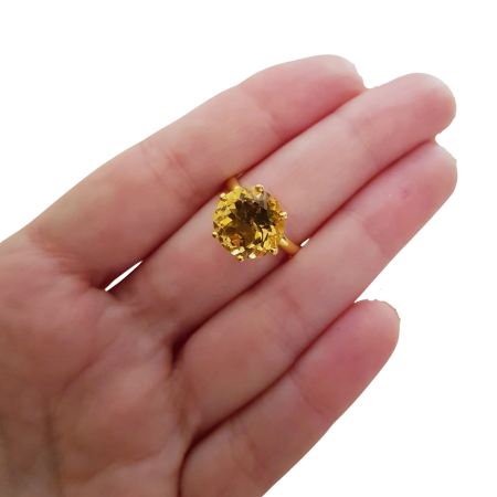 Inel argint citrin [4]