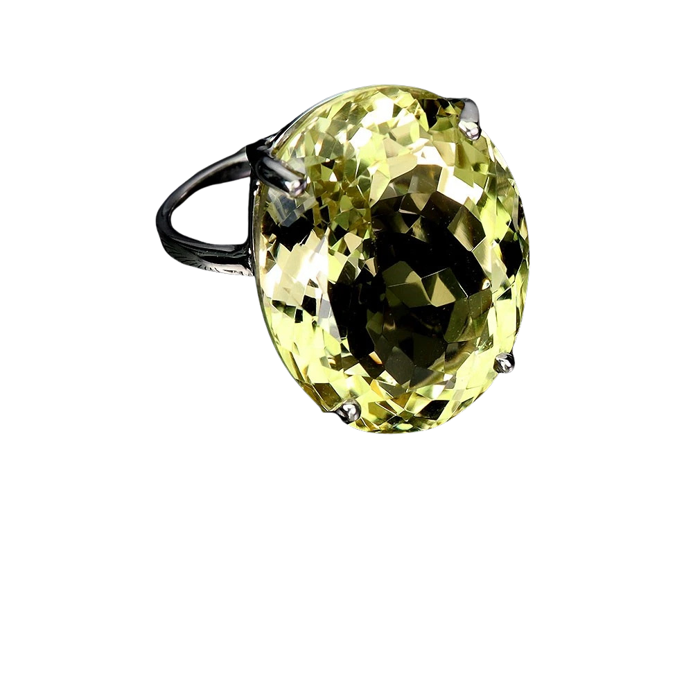 Inel argint cuart lemon [2]