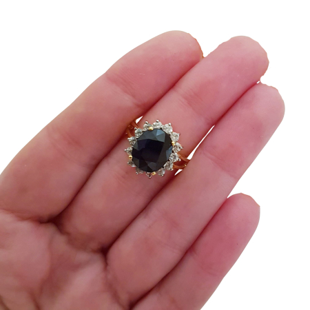 Inel argint safir [4]