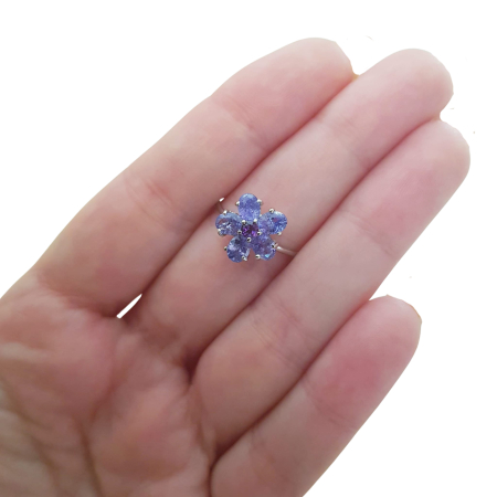 Inel argint tanzanit [4]