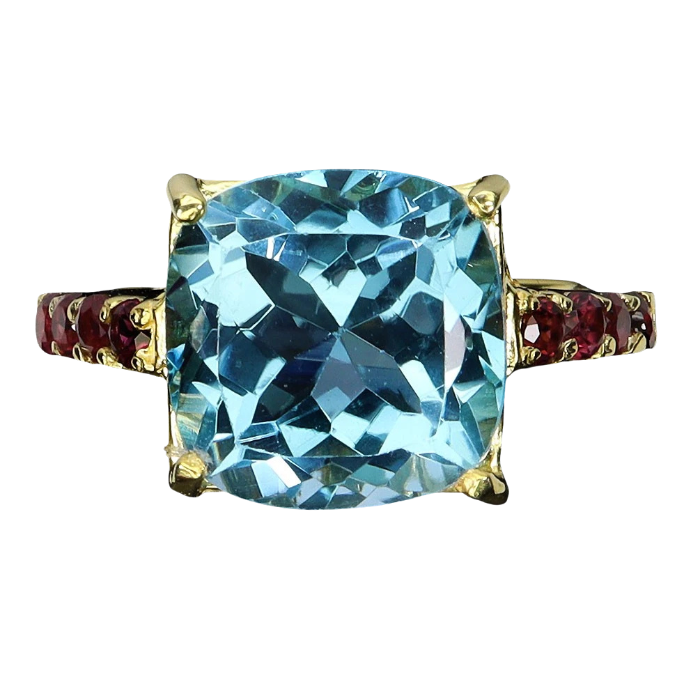 Inele cu Pietre Semipretioase si Pietre Pretioase din Argint - Inel argint topaz