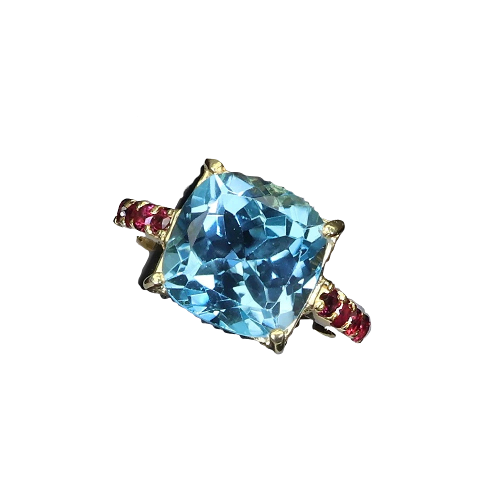 Inel argint topaz [2]