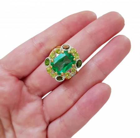 Inel argint topaz [2]