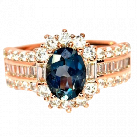 Topaz - Inel argint topaz london