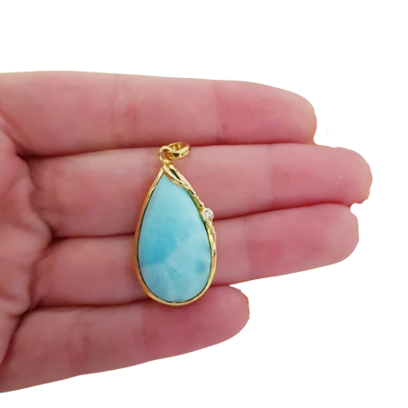 Pandantiv argint larimar [3]