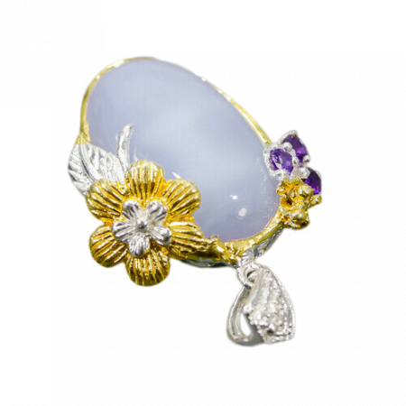 Pandantiv argint opal albastru C1780 [1]