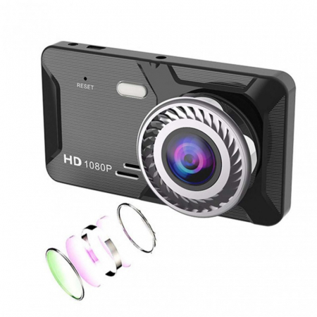 Camera Video Auto Dubla  H309, FullHD, 1080P, Functie WDR, Camera Marsarier 720P, Ecran 4" LCD [4]