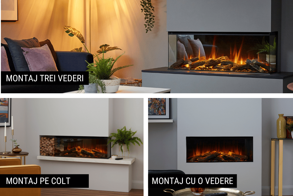 Cum se monteaza semineul electric - trei variante de montaj