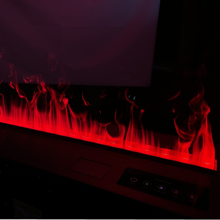 Focar semineu electric 3D, cu vapori de apa, incorporabil [3]